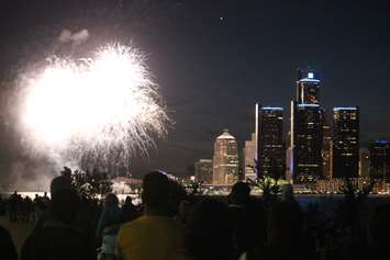 The 60th Ford Fireworks on the Windsor riverfront. Photo by Mark Brown/Blackburn News.