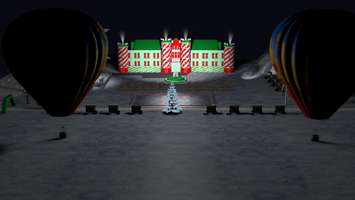 The Chatham Armoury will be the site of the first ever Christmas market and Disney-style light projection show December 16-26. Nov 29, 2019. (Photo courtesy of Lisa Lester)