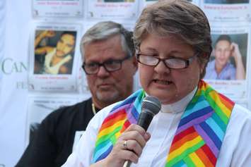 A vigil is held in Windsor after the deadly shooting at a gay nightclub in Orlando. (Photo by Ricardo Veneza)