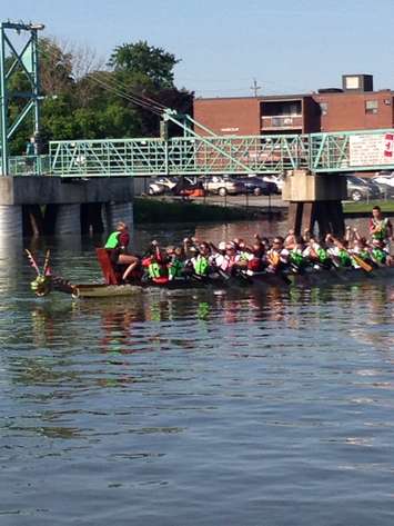 Sydenham Challenge Dragon Boat Festival 2017. (Photo courtesy of the Chatham-Kent Summer Road Crew)