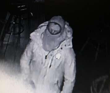One of the suspects in a break-and-enter at the Royal Canadian Legion in Essex on January 20, 2020. Image provided by Ontario Provincial Police.