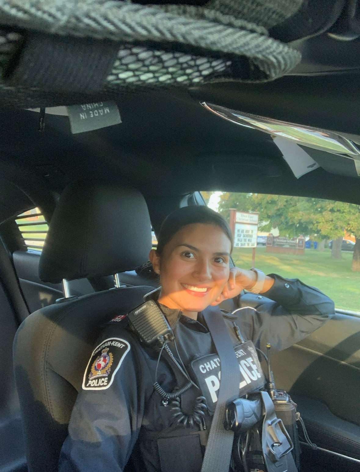 CK's only Latina officer looks back at her first year on the force