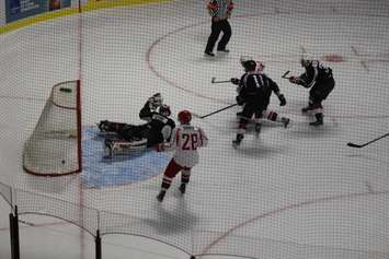 The Windsor Spitfires annual Blue and White game played at the WFCU Centre on August 31, 2016. (Photo by Ricardo Veneza)