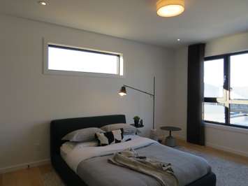 One of the four bedrooms at the Dream Lottery home at 2074 Ironwood Rd. (Photo by Miranda Chant, Blackburn News)