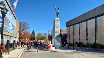  Remembrance Day 2020 in Chatham  (Photo by Allanah Wills)