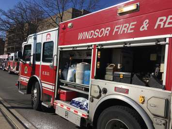 Windsor Fire and Rescue Service, April 2018. (Photo by Maureen Revait) 