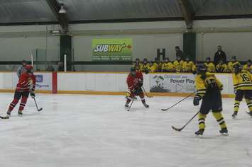 Pride Game between CKSS and LKCS at the Erickson Arena. January 10, 2017. Photo by Natalia Vega. 