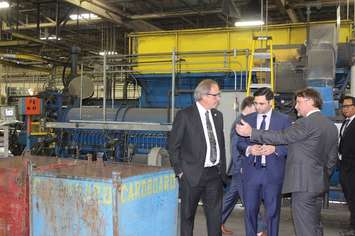 Taking a tour of the Dajcor facility in Chatham. December 19, 2016. (Photo by Natalia Vega)