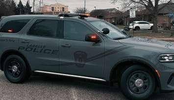LaSalle police SUV, September 2, 2025. Photo courtesy LaSalle Police Service/X.