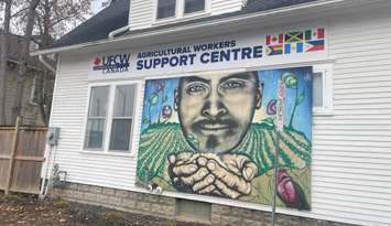 United Food and Commercial Workers Union Agricultural Workers Support Centre in Leamington, November 7, 2025. (Photo by Maureen Revait) 