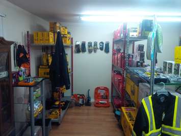 Photo of property seized by police from a home on Brydges St. Photo courtesy of London police. 
