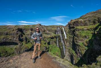 Sarnia Real Estate Agent Mike Cullis taking part in the Royal LePage Shelter Foundation Trek in Iceland.  2017.  (Photo from Cullis's fundraising page)