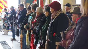 Sarnia's Day of Mourning ceremony. April 28, 2016 (BlackburnNews.com Photo by Briana Carnegie)