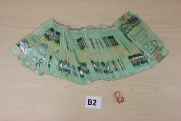 Cash seized in Project KIRBY. (Photo courtesy OPP)