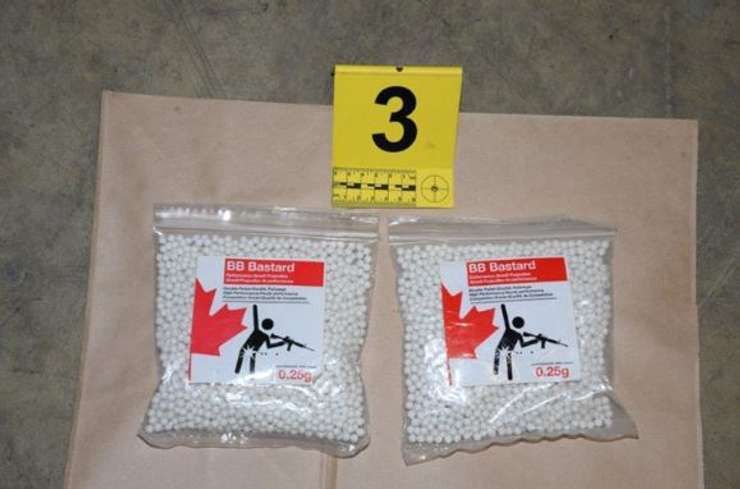 Pellets seized by city police. May 2024. (Photo courtesy of Sarnia Police Service) 