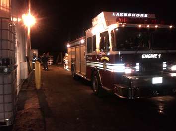 A Lakeshore fire truck. (Photo by Ricardo Veneza)