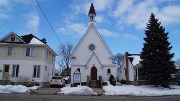 St. Paul's Anglican Church on Michigan Ave. in Point Edward. (BlackburnNews.com File Photo by Briana Carnegie)