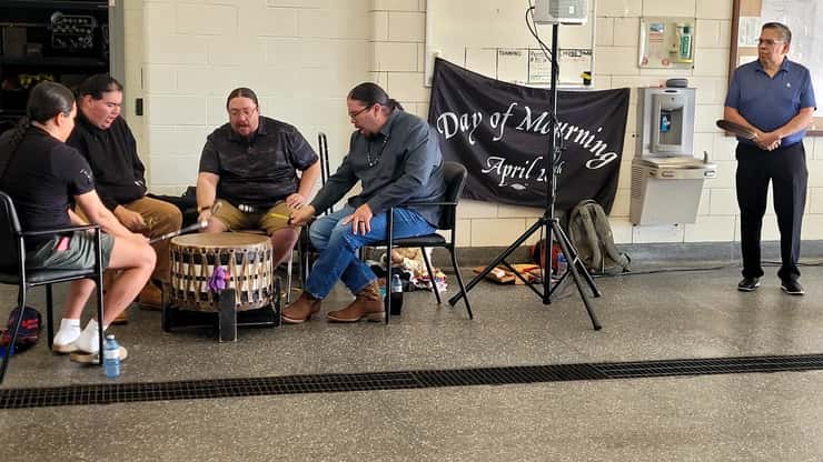 Day of Mourning Ceremony, April 28, 2026. Blackburn Media photo by Stephanie Chaves. 