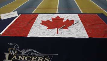 University of Windsor celebrates local Olympians with celebratory send-off, July 26, 2016. (photo by Maureen Revait) 