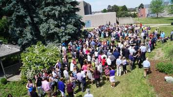 Lambton College hosts official ground breaking ceremony for new world class education facilities. June 22, 2016 (BlackburnNews.com photo by Melanie Irwin)