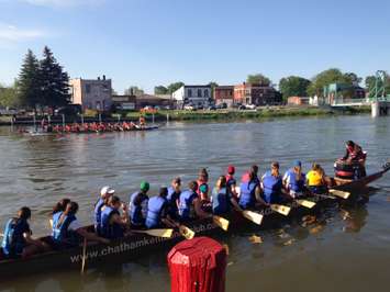 Sydenham Challenge Dragon Boat Festival 2017. (Photo courtesy of the Chatham-Kent Summer Road Crew)