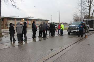 OSSTF strike at Chatham-Kent Secondary School on December 4, 2019 (Photo by Allanah Wills)