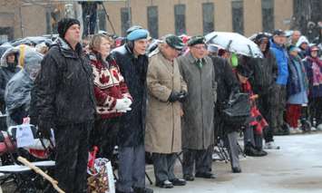 Windsor Remembrance Day ceremony, November 11, 2019. (Photo by Maureen Revait) 