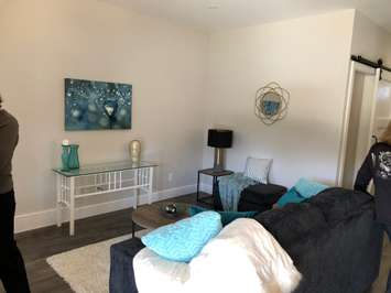 Leisure Lane model home in Dresden on October 22, 2019. (Photo by Allanah Wills)