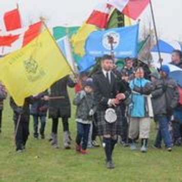 A ceremony Saturday Nov. 8, 2014 at Heritage Park marks the Boy Scouts' planting of 102 trees in memory of Sarnia's WW1 war dead. (Submitted photo)