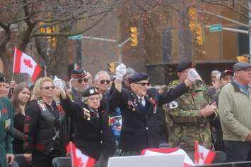 Remembrance Day service at the Windsor Cenotaph, November 11, 2022. 