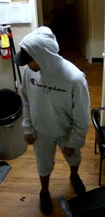 Break-in suspect picture (Courtesy of Chatham-Kent police)