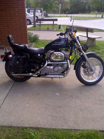 1998 Harley Davidson Sportster 883, Blue. (Photo provided by OPP)