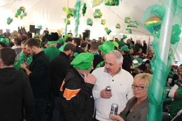 St. Patrick's Day celebration at Maggio's Kildare House in Windsor Tuesday March 17, 2015.  (Photo by Adelle Loiselle)
