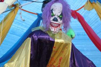 The 6th edition of Reaper's Gate Haunted Backyard Maze is put on at 3150 California Ave. in Windsor in support of Street Help. Photo taken October 21, 2016. (Photo by Ricardo Veneza)