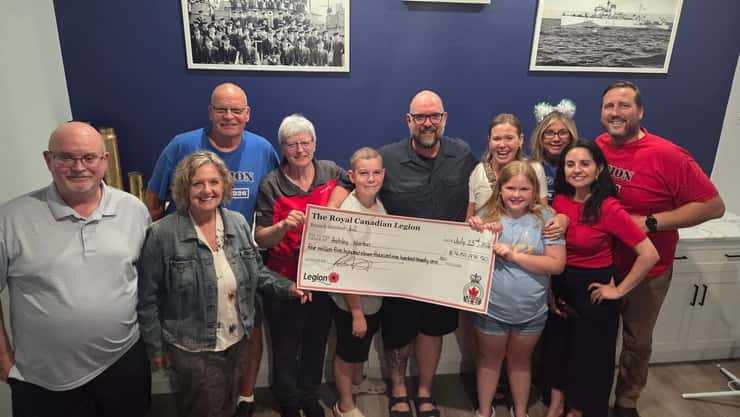 Catch the Ace winner Ashley Norton, July 23, 2026. Photo courtesy of the Sarnia Legion via Facebook. 