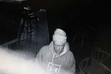 One of the suspects in a break-and-enter at the Royal Canadian Legion in Essex on January 20, 2020. Image provided by Ontario Provincial Police.