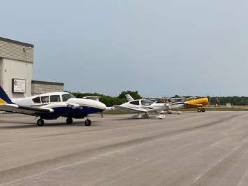 Planes at the Goderich Airport (Photo by Bob Montgomery)