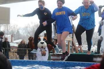 4th Annual Polar Plunge at the St. Clair College SportsPlex, Windsor, March 2, 2018. Photo by Mark Brown/Blackburn News.