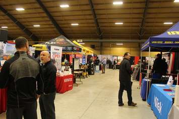 Inside the John D. Bradley Convention Centre during Home Hardware’s Pro Contractor Tradeshow. January 17, 2017. (Photo by Natalia Vega) 