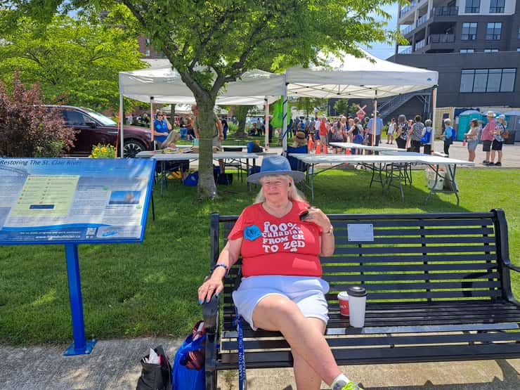 Linda Overholt. June 29, 2026. (Photo by Natalia Vega)