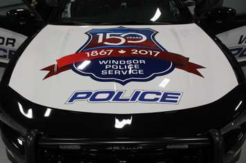 The Windsor Police Service unveils its 150th anniversary car, April 18, 2017. (Photo by Mike Vlasveld) 