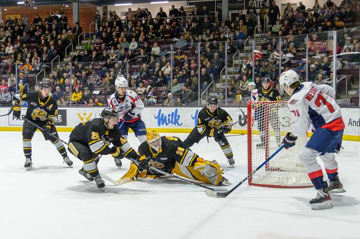 Sarnia Sting host the Windsor Spitfires on Feb. 22/25 (Photo by: Darren Metcalfe Photography)