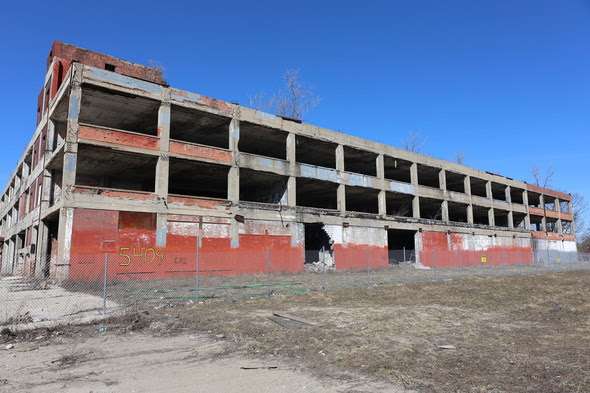 Final section of Detroit's Packard Plant faces demolition