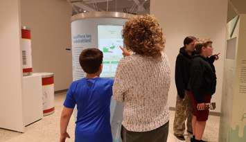 Visitors play Granny's Jam in the feature exhibit A Taste of Science at Lambton Heritage Museum. Submitted photo.