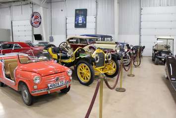 Just some of the cars on display at the classic cars museum on the RM Sotheby's lot in Blenheim. 
February 21, 2019. (Photo by Greg Higgins) 