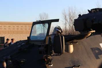 The Windsor Police Service's Tactical Rescue Vehicle is  unveilled, November 21, 2014. (photo by Mike Vlasveld)