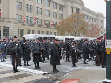 Remembrance Day ceremony  in Victoria Park, November 11, 2019. (Photo by Miranda Chant, Blackburn News)