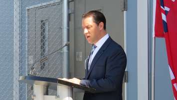 Community Safety and Correctional Services Minister David Orazietti at the Regional Intermittent Centre in London, September 13, 2016. (Photo by Miranda Chant, Blackburn News) 