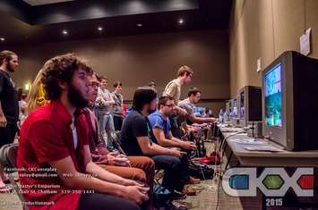 Gaming at the CK Expo May 9 2015 (Photo courtesy Productionmark) 