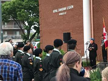 Sarnia holds a ceremony to mark the 75th anniversary of D-Day - June 6/19 (Blackburnnews.com photo by Sue Storr)